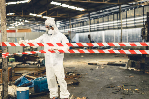 Professional Drug Lab Cleanup technician working in Doylestown, PA